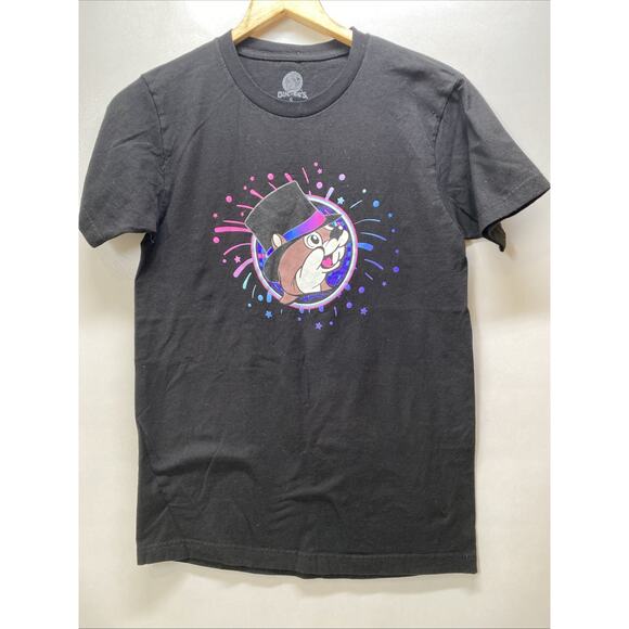 Buc ee’s 2023 New Years Eve. Black Short Sleeve T-shirt Men’s Small 34-36 - Picture 2 of 8